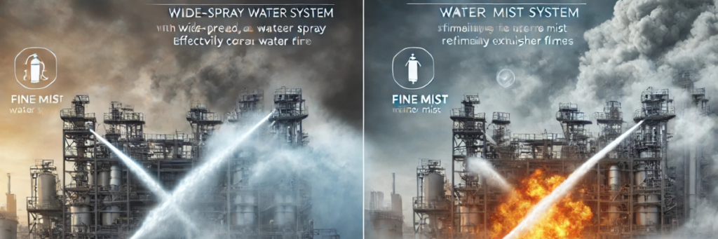 Fire Protection: Water Spray Deluge System vs Water Mist System