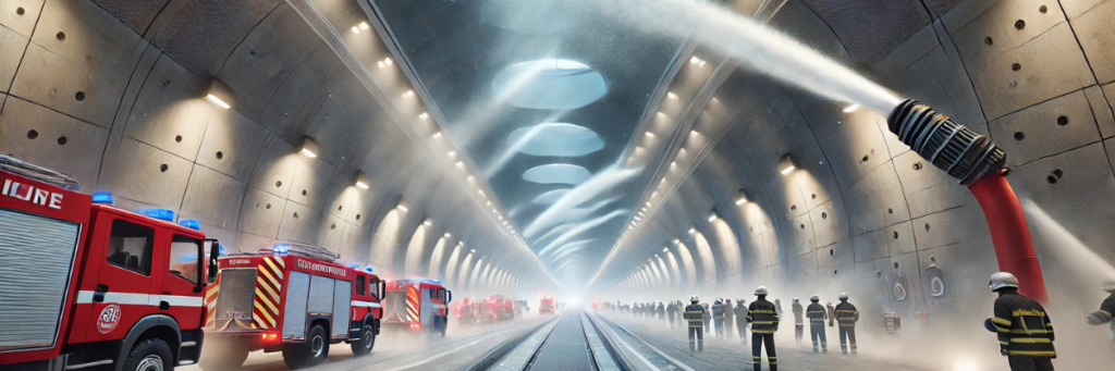 Fire Protection: Water Mist System for Tunnels