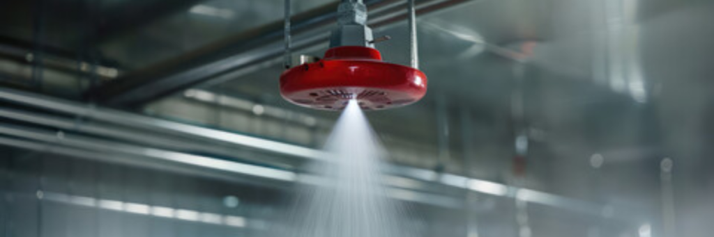 Fire Suppression System for an Electronic Products Assembly Unit