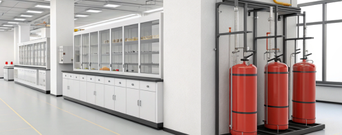Aerosol-Based Fire Suppression for Laboratories