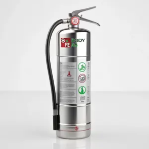 CLEAN AGENT SS BODY FIRE EXTINGUISHER (FE 36 BASED PORTABLE STORED PRESSURE)